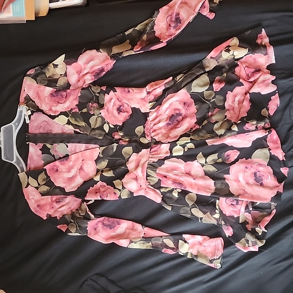 Floral Print Spring/Summer Romper Chiffon Material OG Charlotte Russe Brand